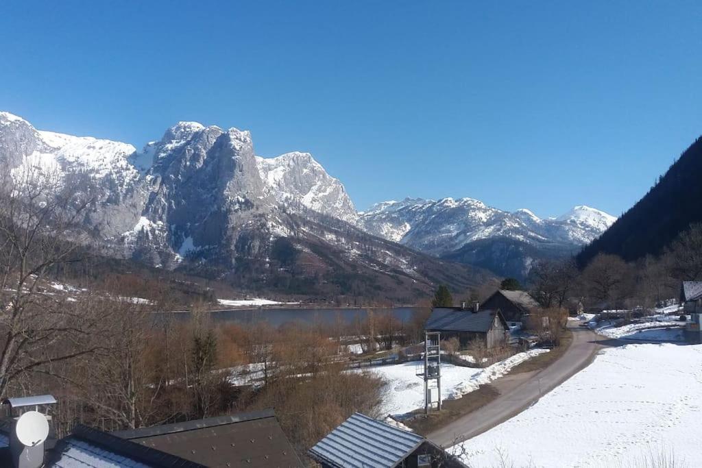 S'Rastl Direkt Mit Bergpanorama Apartment Grundlsee Ngoại thất bức ảnh