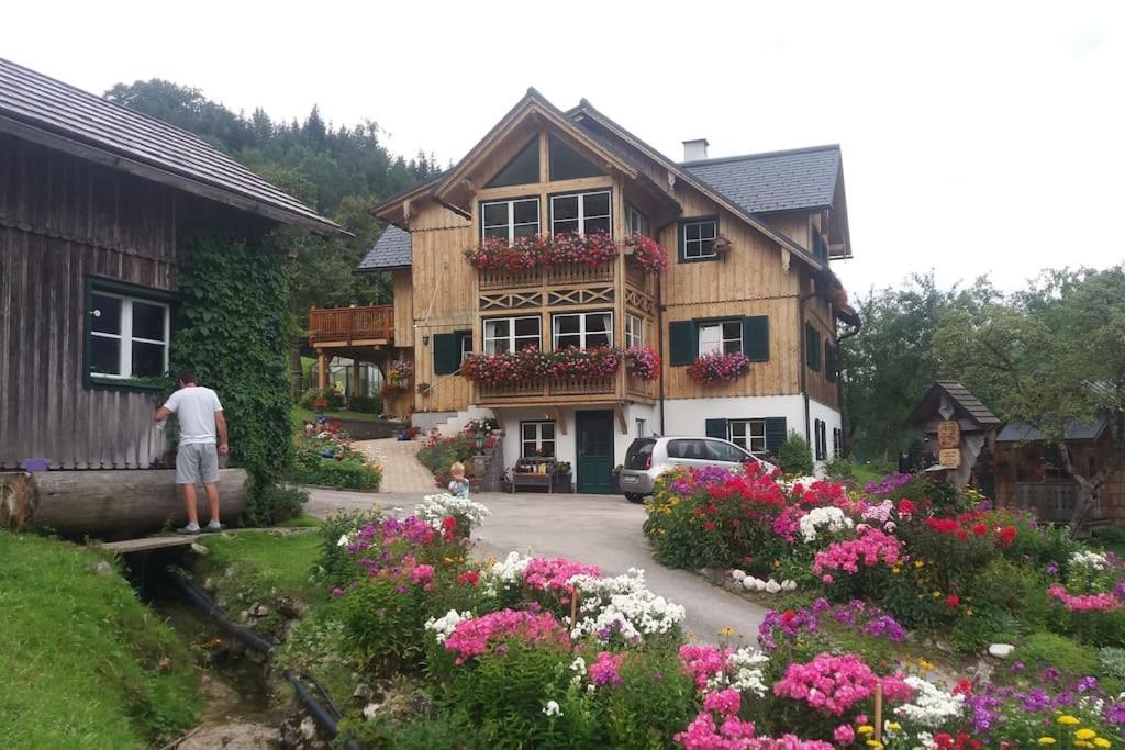 S'Rastl Direkt Mit Bergpanorama Apartment Grundlsee Ngoại thất bức ảnh